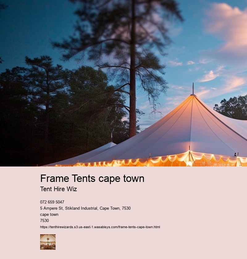 Frame Tents cape town