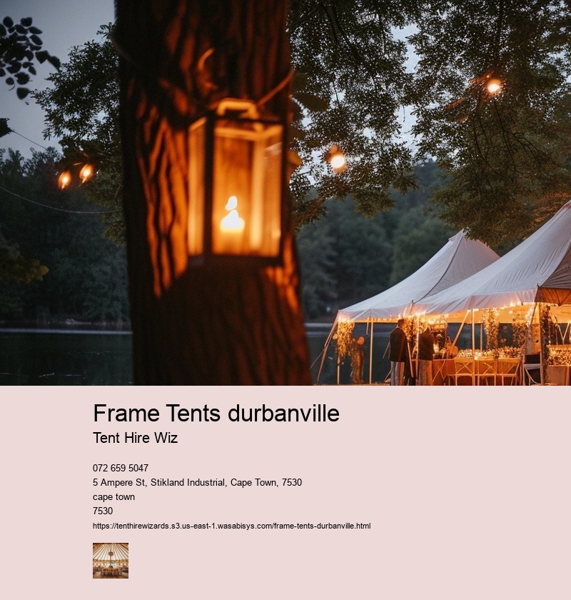 Frame Tents durbanville