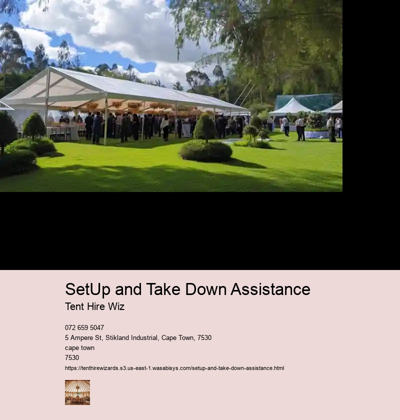 SetUp and Take Down Assistance